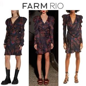 Farm Rio Sequin Toucans Mini Dress sz S 305$